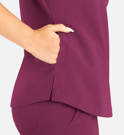 WOmen Maevn Momentum Round Neck Top 5005