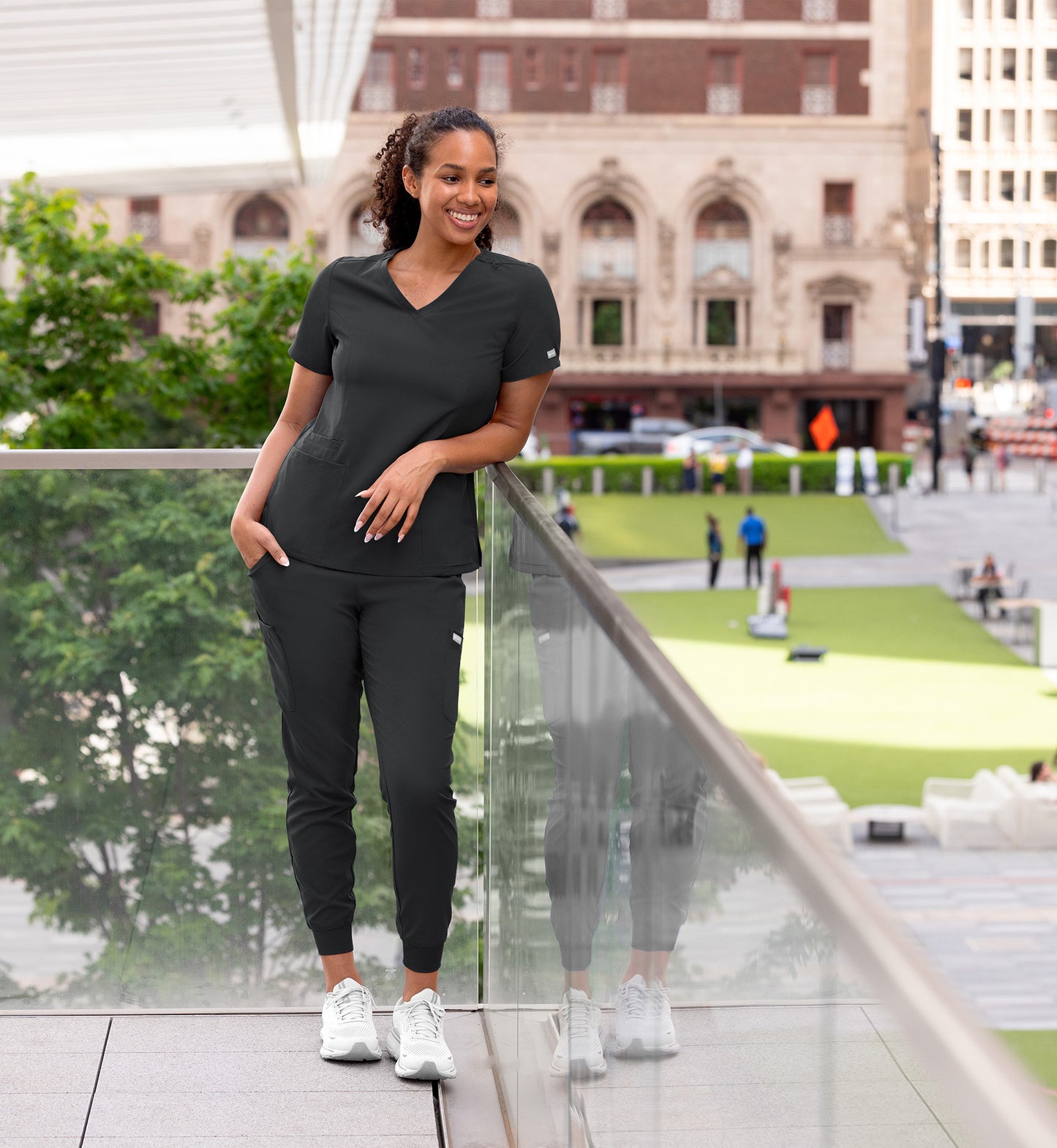 Women Maevn Momentum Yoga Waist Jogger 5092