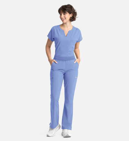 Women Maevn Momentum Full Elastic Band Flare Leg Pant 5093