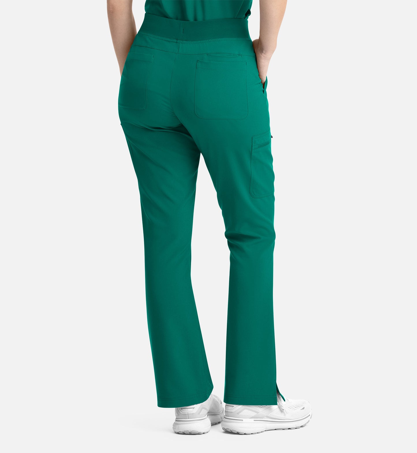 Women Maevn Momentum Full Elastic Band Flare Leg Pant 5093