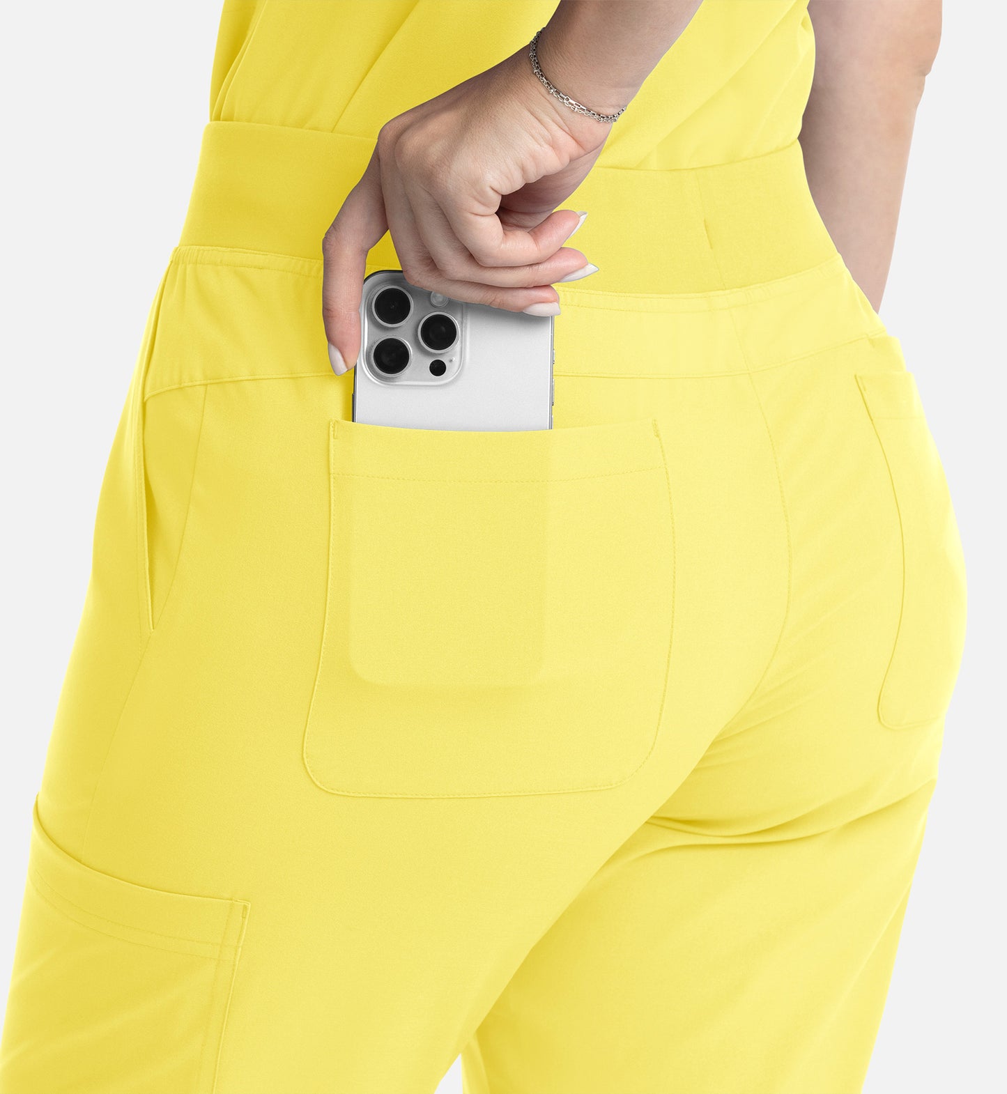 Women Maevn Momentum Full Elastic Band Flare Leg Pant 5093