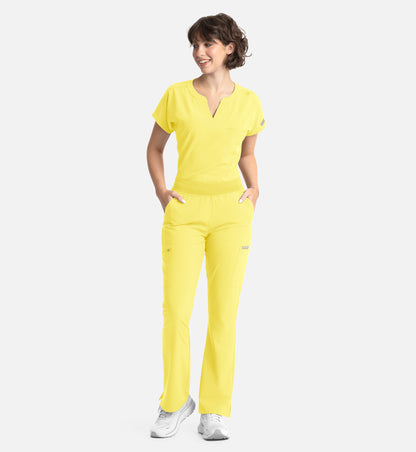 Women Maevn Momentum Full Elastic Band Flare Leg Pant 5093