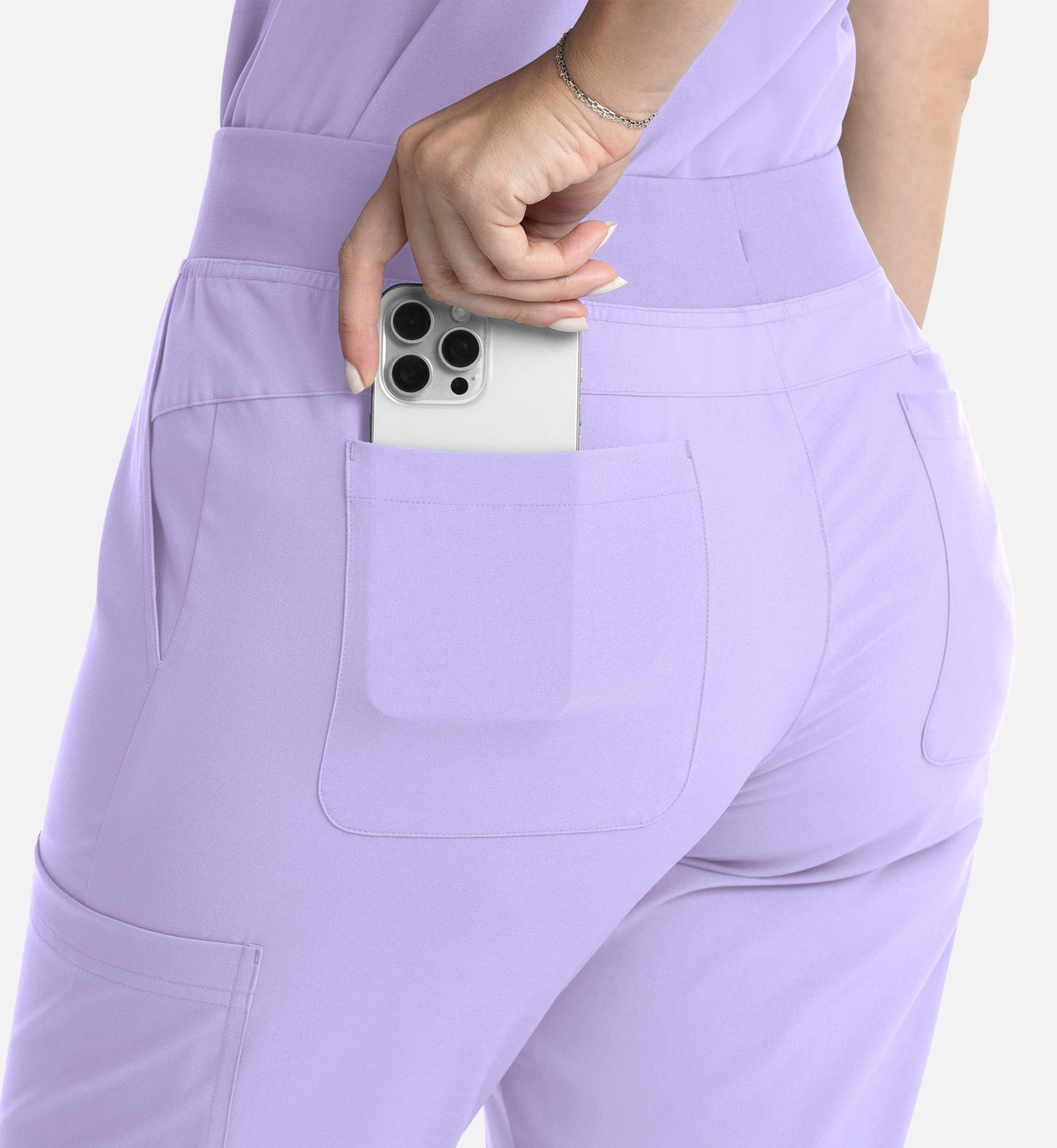 Women Maevn Momentum Full Elastic Band Flare Leg Pant 5093