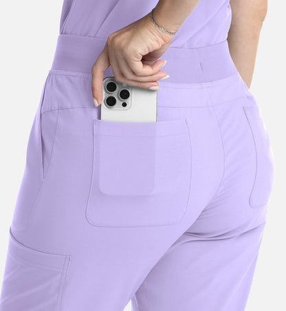 Women Maevn Momentum Full Elastic Band Flare Leg Pant 5093