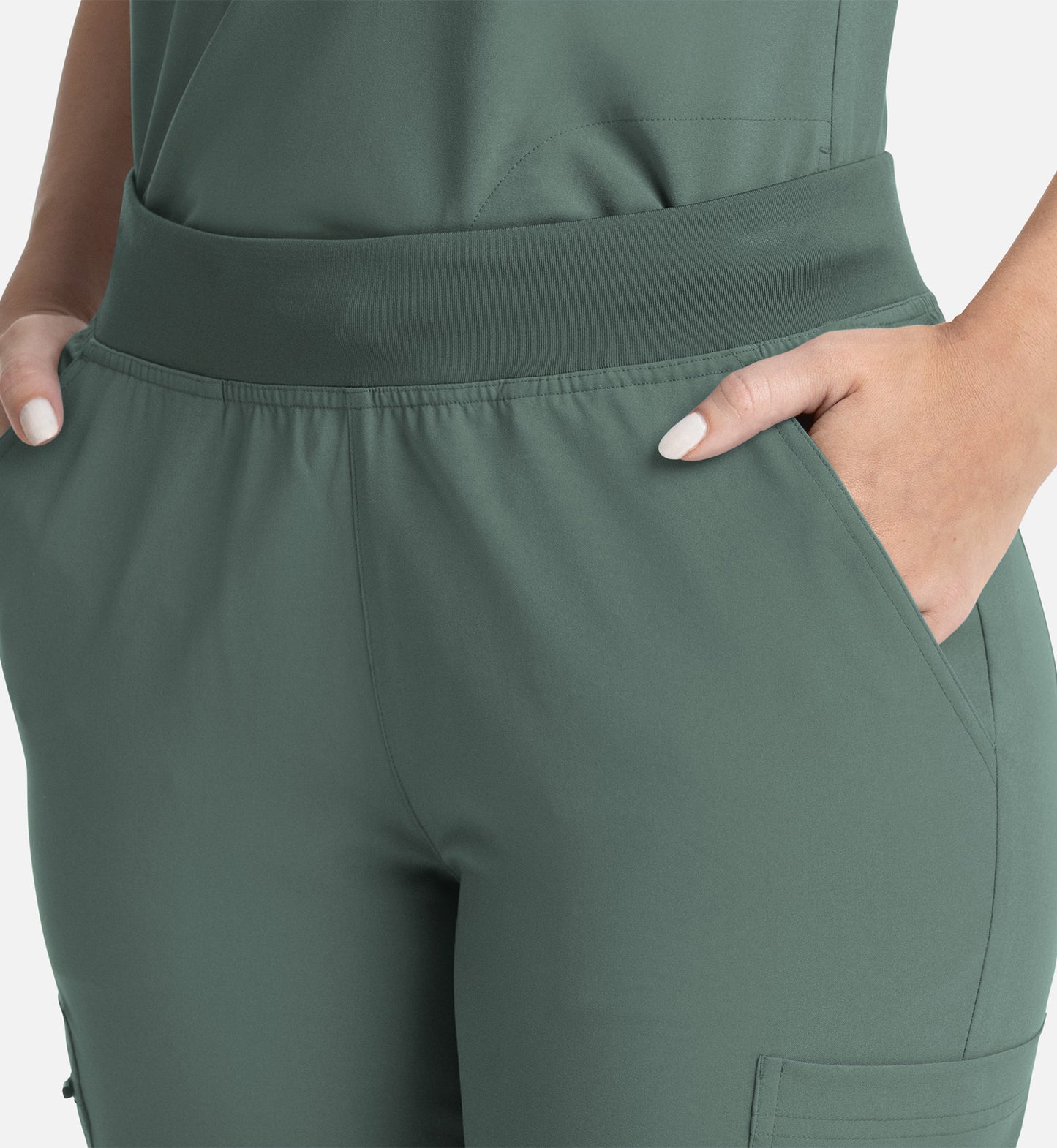 Women Maevn Momentum Full Elastic Band Flare Leg Pant 5093
