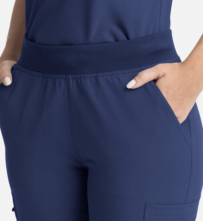 Women Maevn Momentum Full Elastic Band Flare Leg Pant 5093