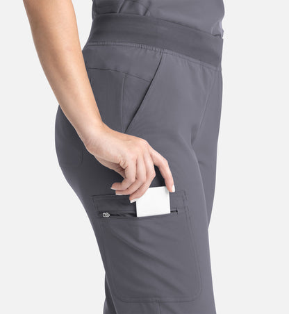 Women Maevn Momentum Full Elastic Band Flare Leg Pant 5093