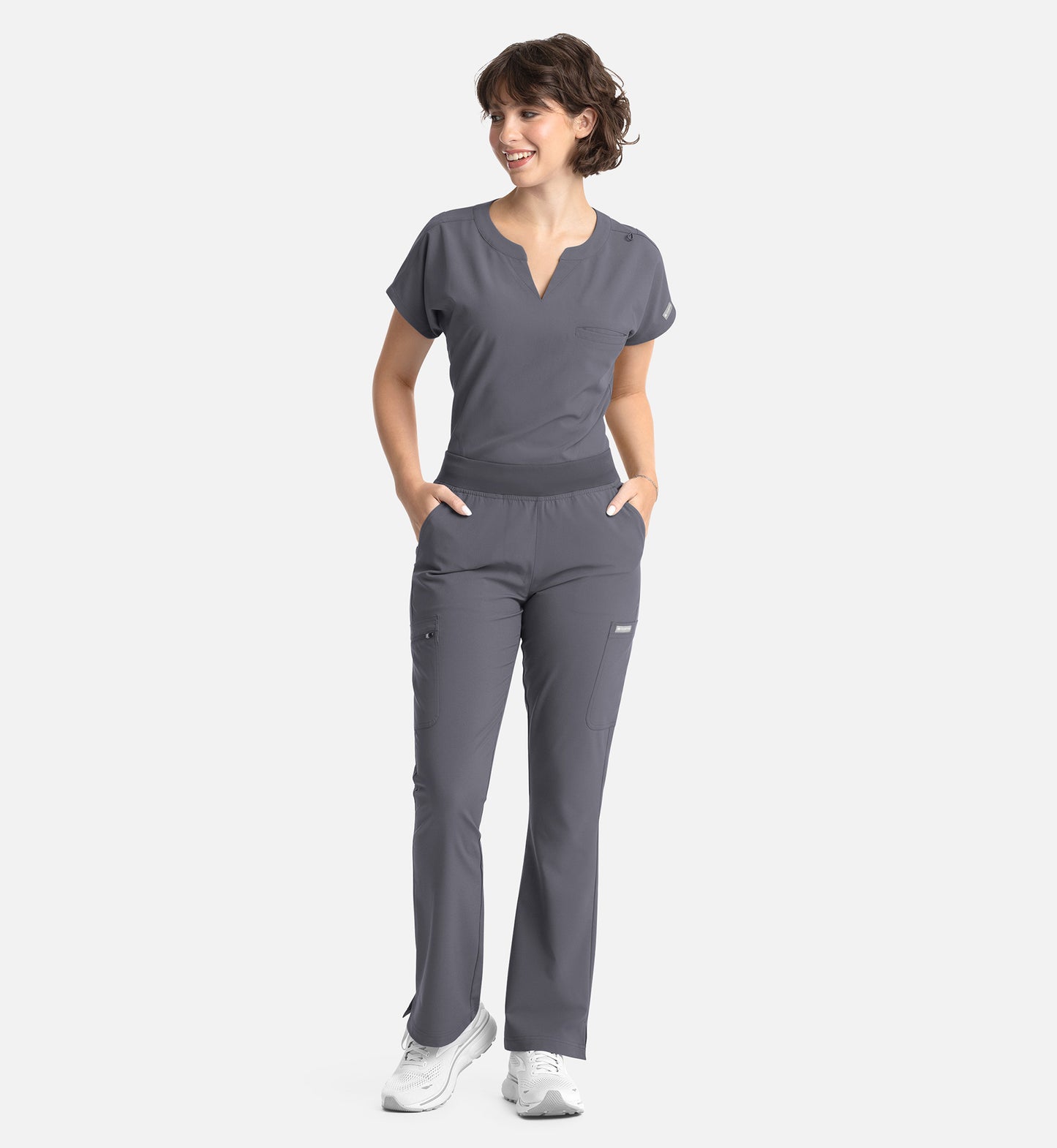 Women Maevn Momentum Full Elastic Band Flare Leg Pant 5093