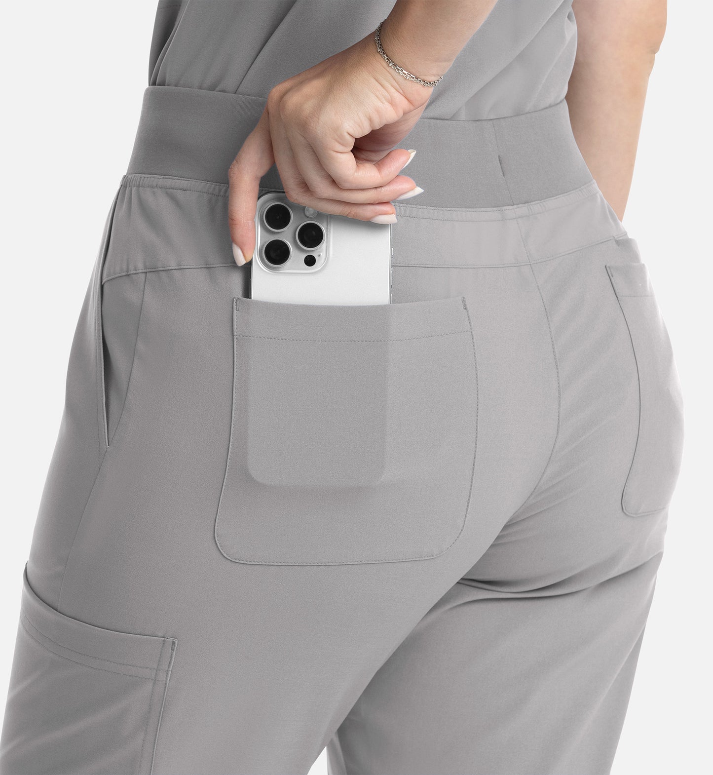 Women Maevn Momentum Full Elastic Band Flare Leg Pant 5093