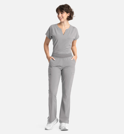 Women Maevn Momentum Full Elastic Band Flare Leg Pant 5093