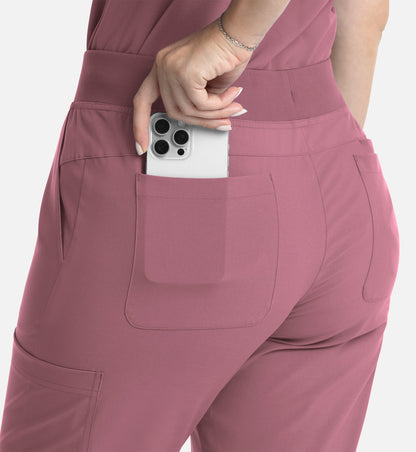 Women Maevn Momentum Full Elastic Band Flare Leg Pant 5093