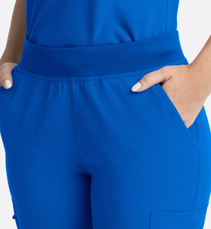 Women Maevn Momentum Full Elastic Band Flare Leg Pant 5093