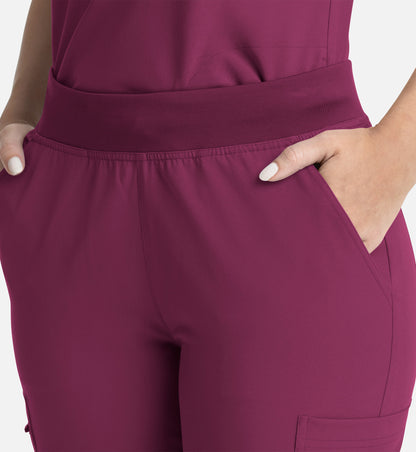 Women Maevn Momentum Full Elastic Band Flare Leg Pant 5093