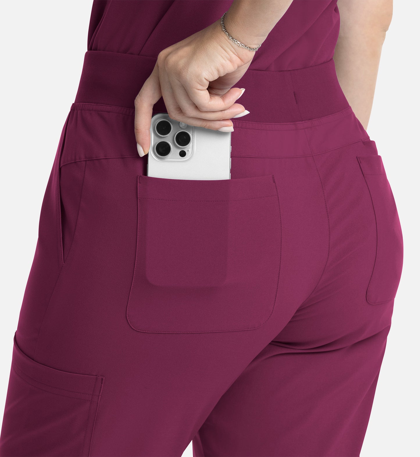 Women Maevn Momentum Full Elastic Band Flare Leg Pant 5093