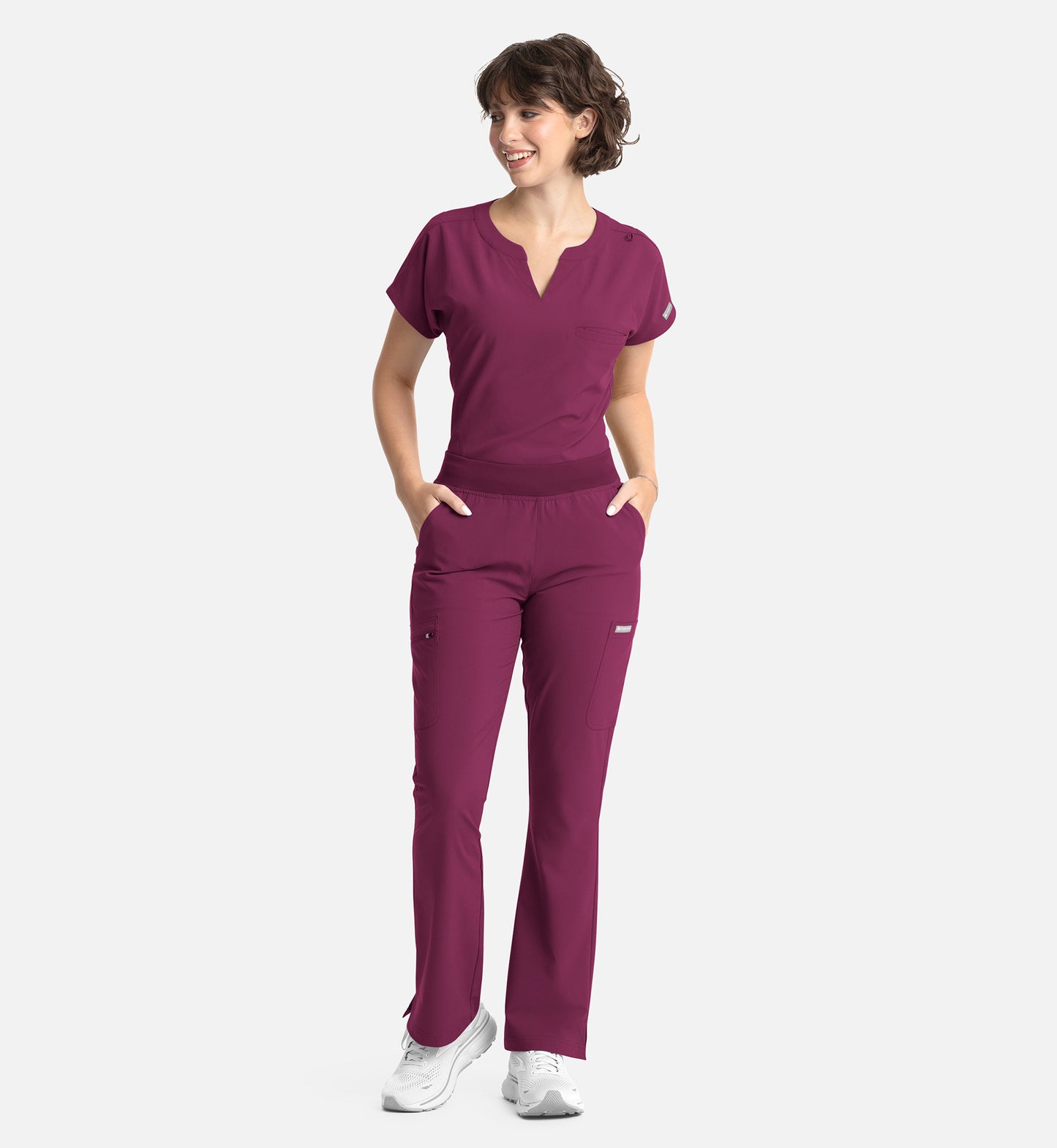 Women Maevn Momentum Full Elastic Band Flare Leg Pant 5093