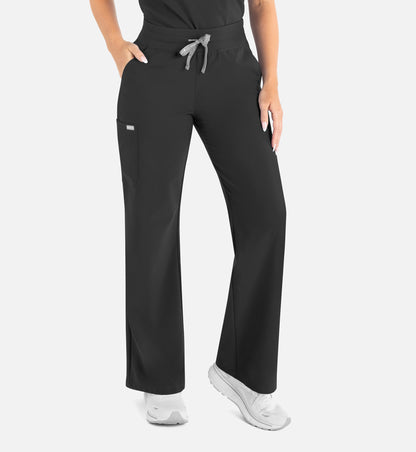 Women Maven Momentum High Waist Full Elastic Wide Leg Pant 5094