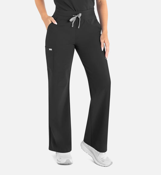 Women Maven Momentum High Waist Full Elastic Wide Leg Pant 5094