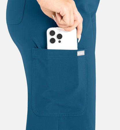 Women Maven Momentum High Waist Full Elastic Wide Leg Pant 5094