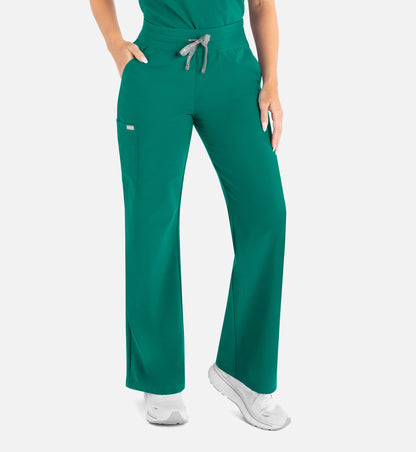 Women Maven Momentum High Waist Full Elastic Wide Leg Pant 5094