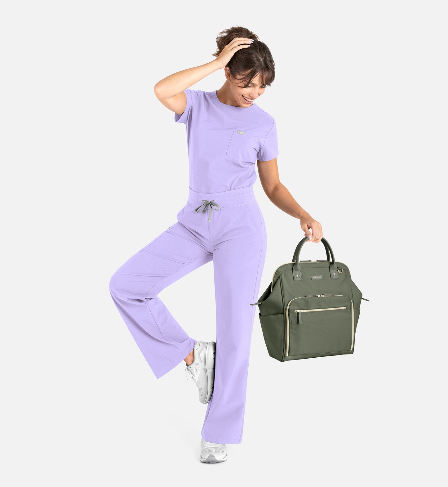 Women Maven Momentum High Waist Full Elastic Wide Leg Pant 5094