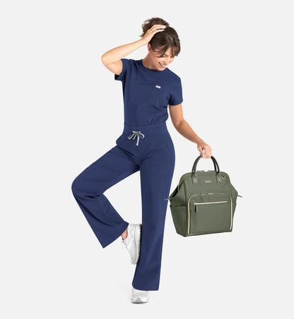 Women Maven Momentum High Waist Full Elastic Wide Leg Pant 5094