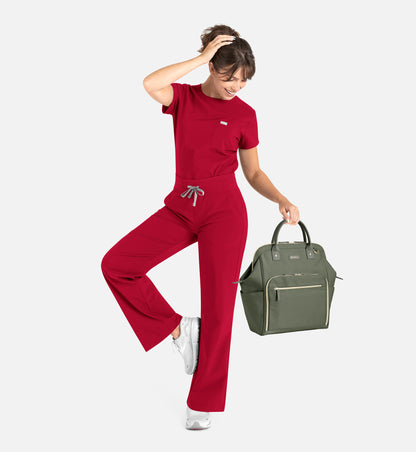 Women Maven Momentum High Waist Full Elastic Wide Leg Pant 5094