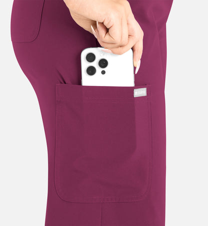 Women Maven Momentum High Waist Full Elastic Wide Leg Pant 5094