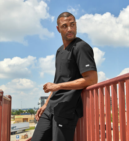 Men- Maevn Momentum Tuckable Basic V-Neck Top 5801