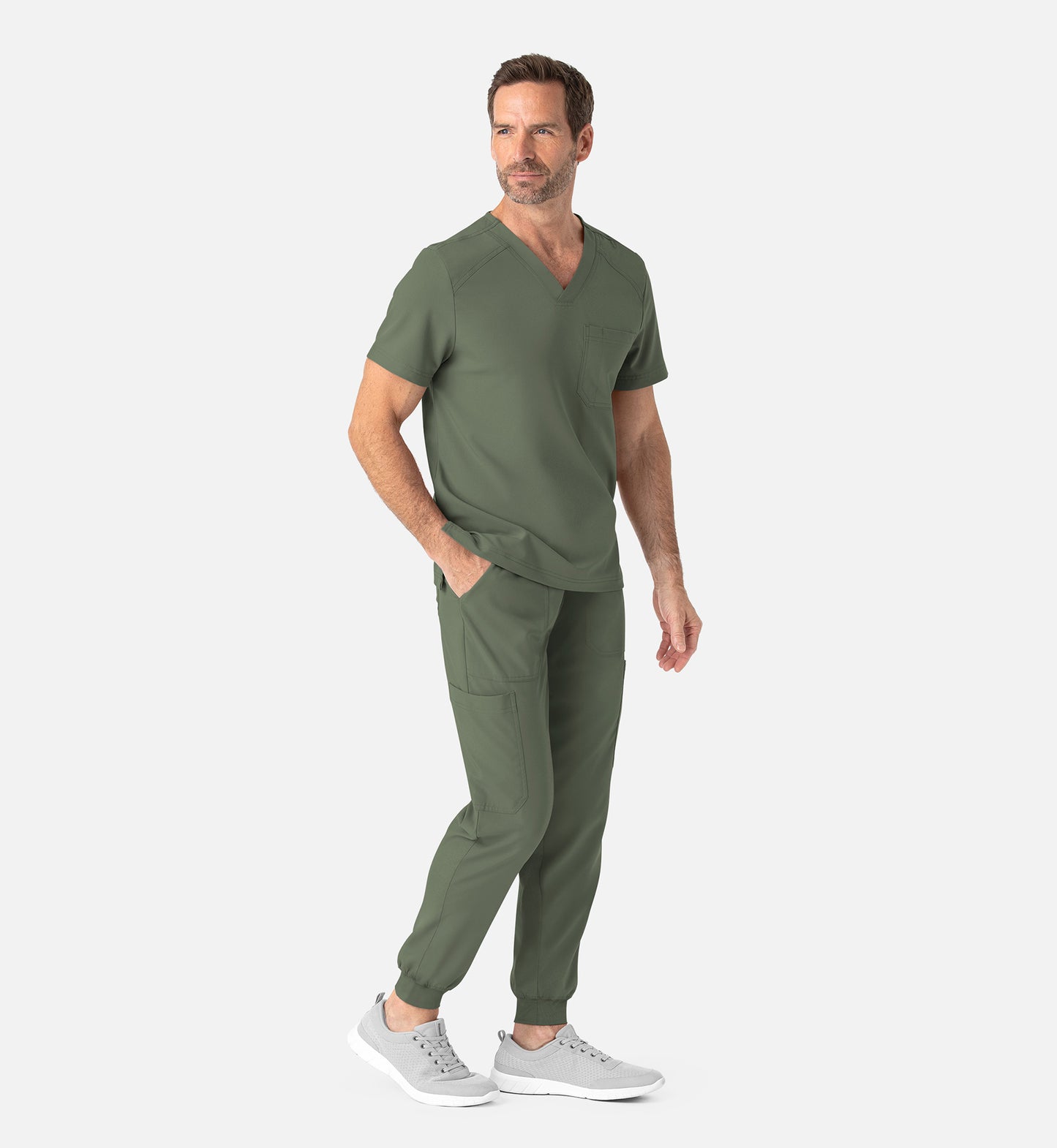 Men- Maevn Momentum Tuckable Basic V-Neck Top 5801