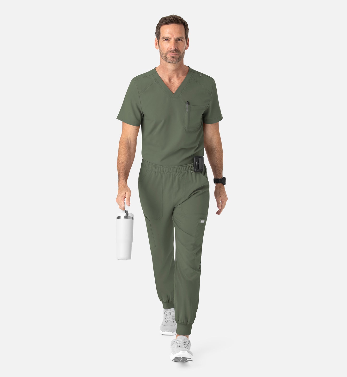 Men- Maevn Momentum Tuckable Basic V-Neck Top 5801