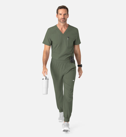 Men- Maevn Momentum Tuckable Basic V-Neck Top 5801