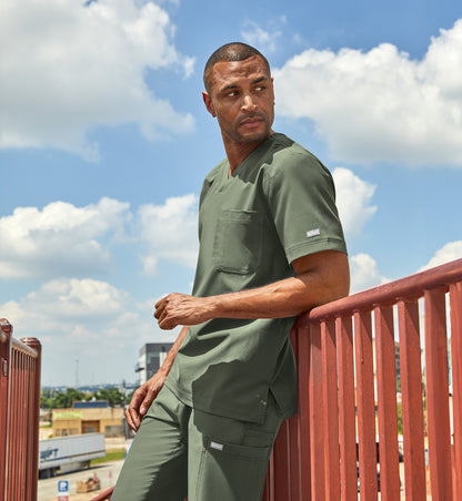 Men- Maevn Momentum Tuckable Basic V-Neck Top 5801