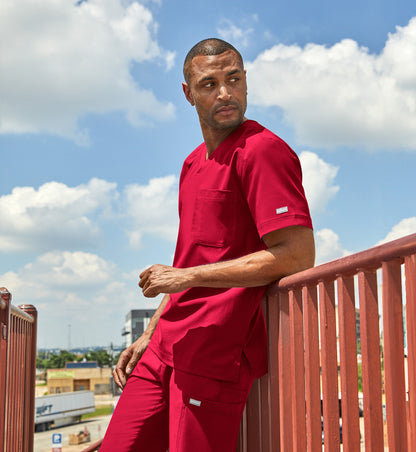 Men- Maevn Momentum Tuckable Basic V-Neck Top 5801