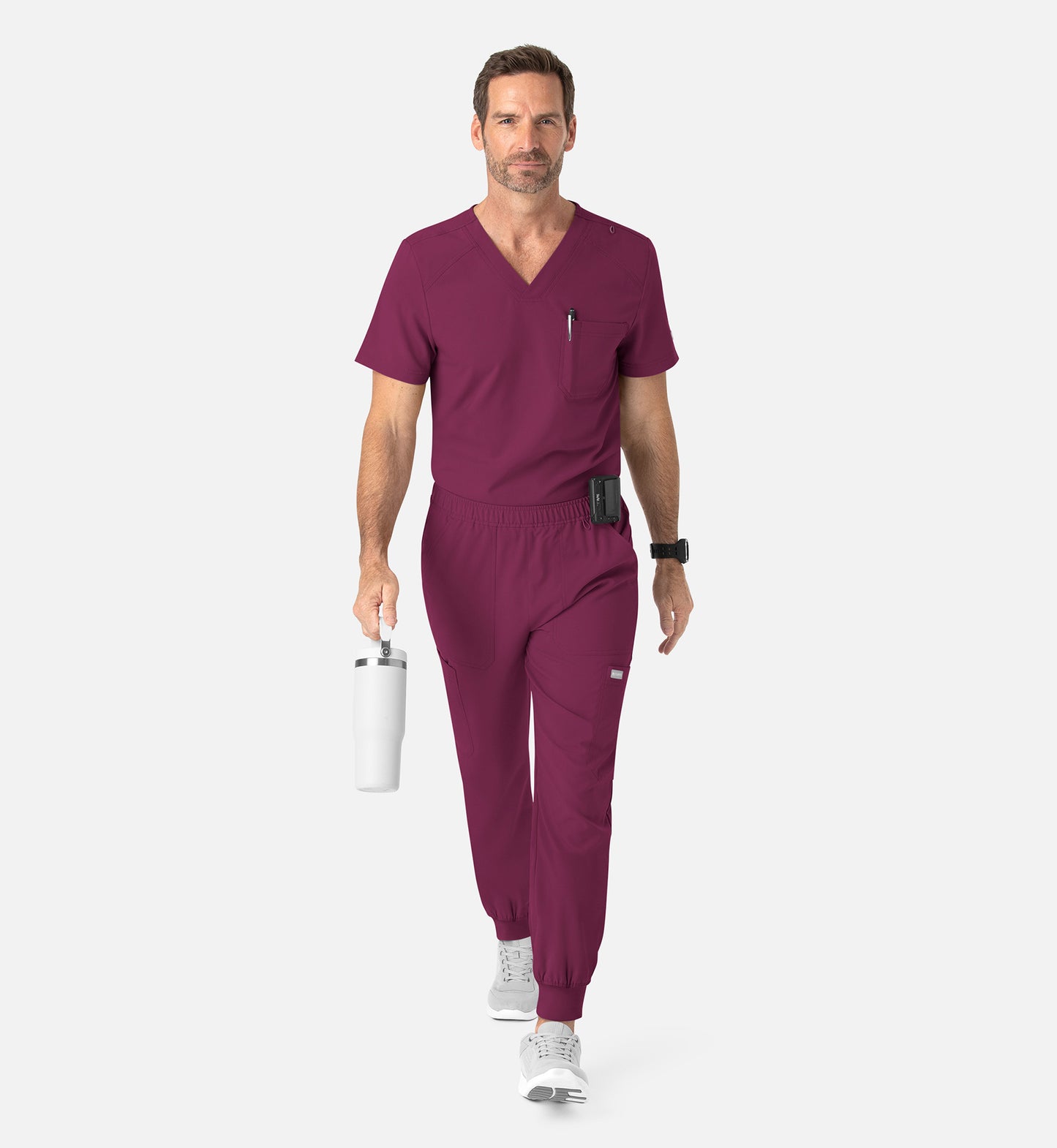 Men- Maevn Momentum Tuckable Basic V-Neck Top 5801