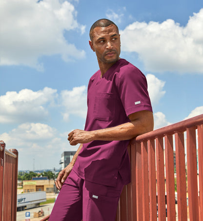 Men- Maevn Momentum Tuckable Basic V-Neck Top 5801