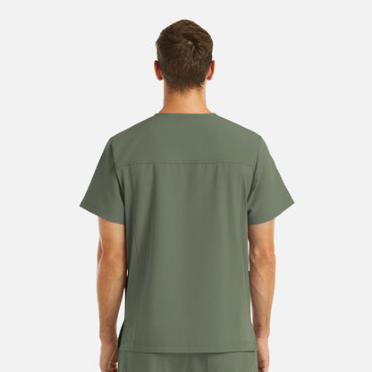 MAEVN MEN’S 4 POCKET V-NECK TOP 5802 (FALL COLORS)