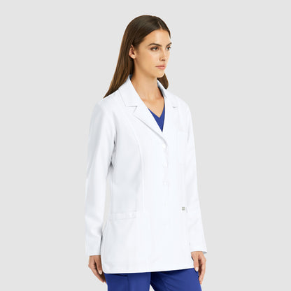 MAEVN WOMEN’S SNAP CONSULTATION LAB COAT 28.5INCH  5973