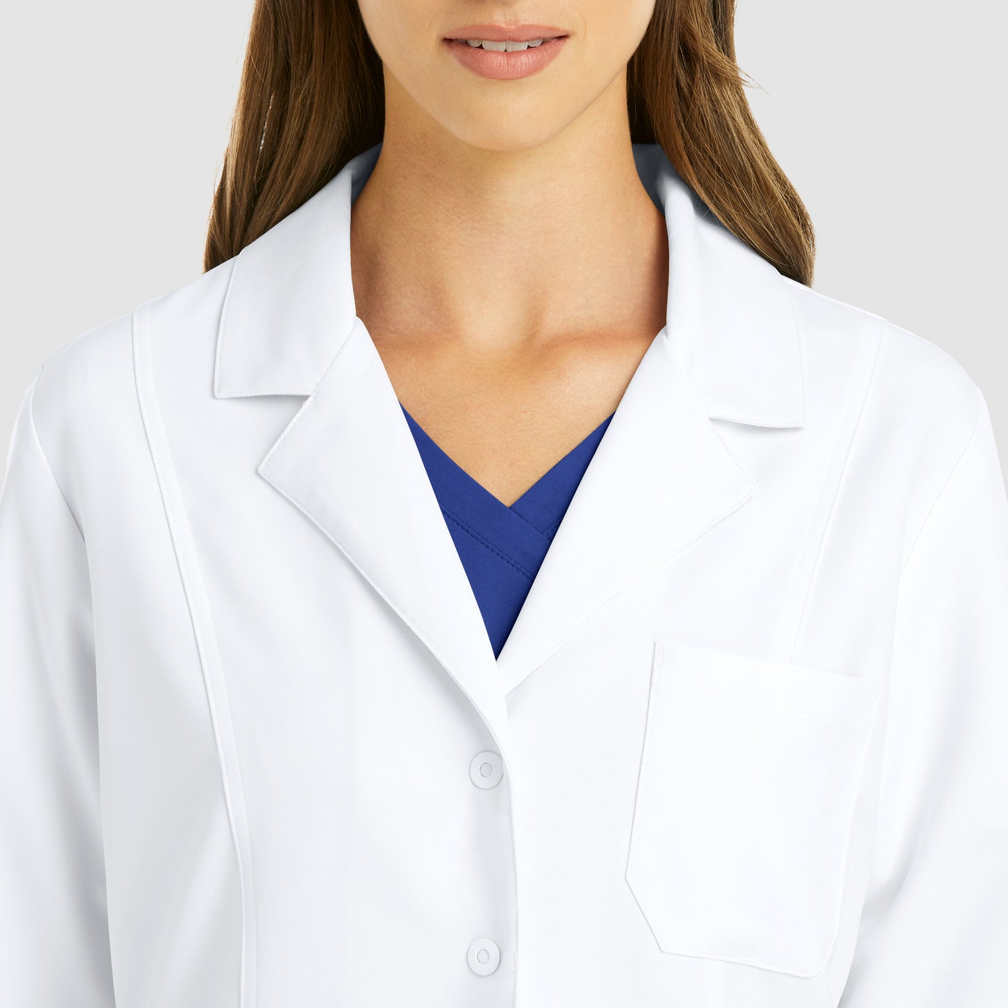 MAEVN WOMEN’S SNAP CONSULTATION LAB COAT 28.5INCH  5973