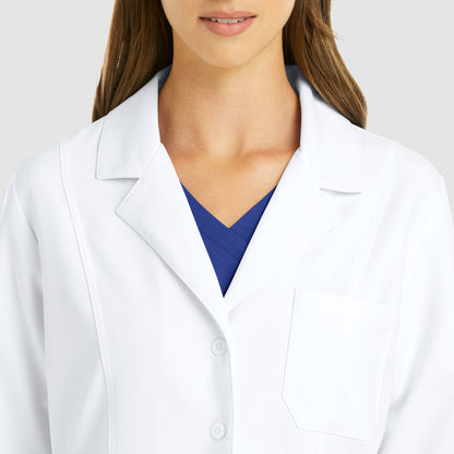 MAEVN WOMEN’S SNAP CONSULTATION LAB COAT 28.5INCH  5973