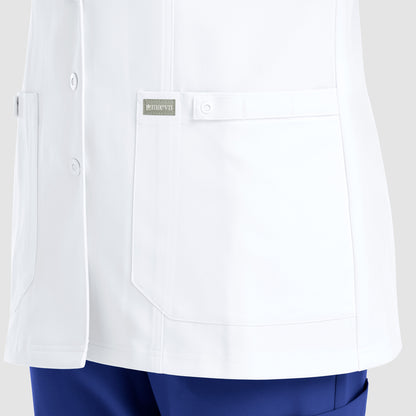 MAEVN WOMEN’S SNAP CONSULTATION LAB COAT 28.5INCH  5973