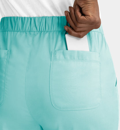 Women Maevn Matrix Full Elastic Waistband Cargo Pant 6501