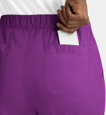 Women Maevn Matrix Full Elastic Waistband Cargo Pant 6501