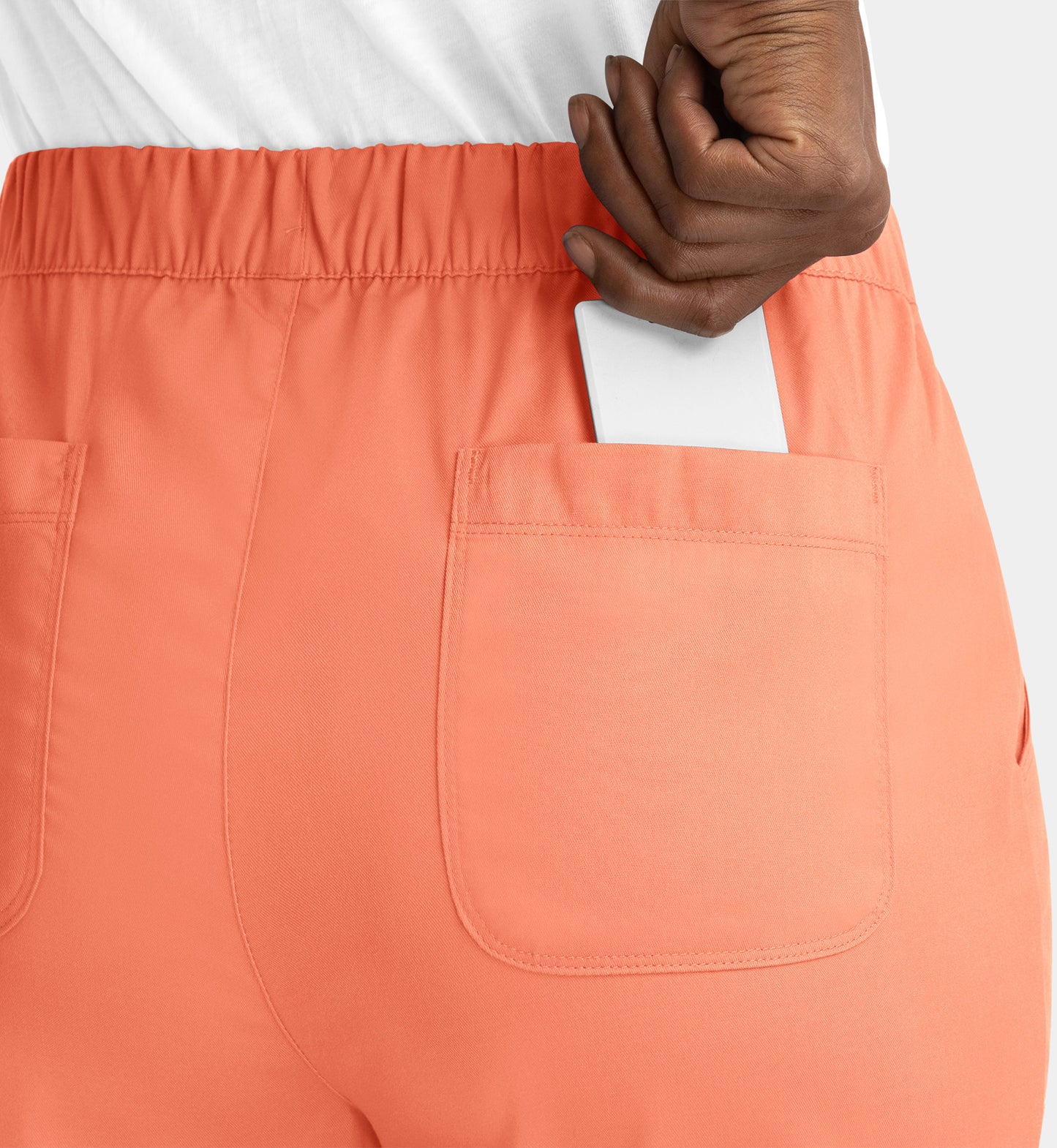 Women Maevn Matrix Full Elastic Waistband Cargo Pant 6501