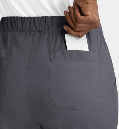 Women Maevn Matrix Full Elastic Waistband Cargo Pant 6501