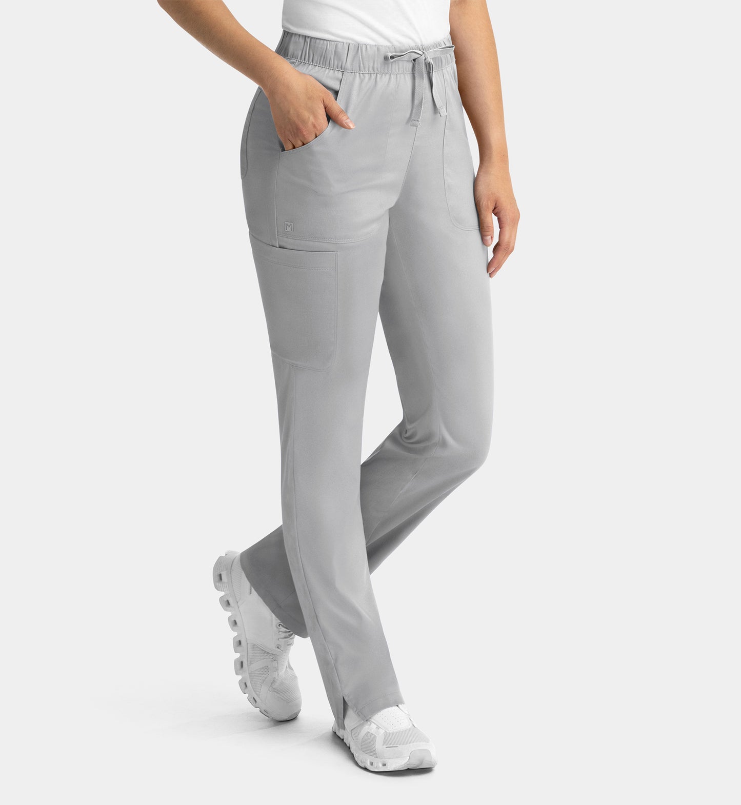 Women Maevn Matrix Full Elastic Waistband Cargo Pant 6501