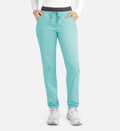 Women-Maevn Matric Contrast E-band Cargo Pant 6701