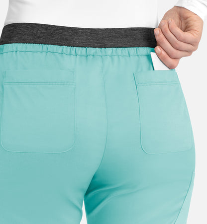Women-Maevn Matric Contrast E-band Cargo Pant 6701