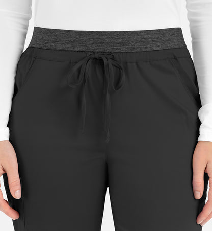 Women-Maevn Matric Contrast E-band Cargo Pant 6701