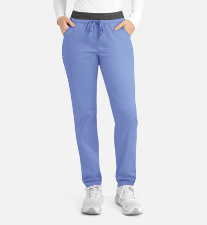 Women-Maevn Matric Contrast E-band Cargo Pant 6701