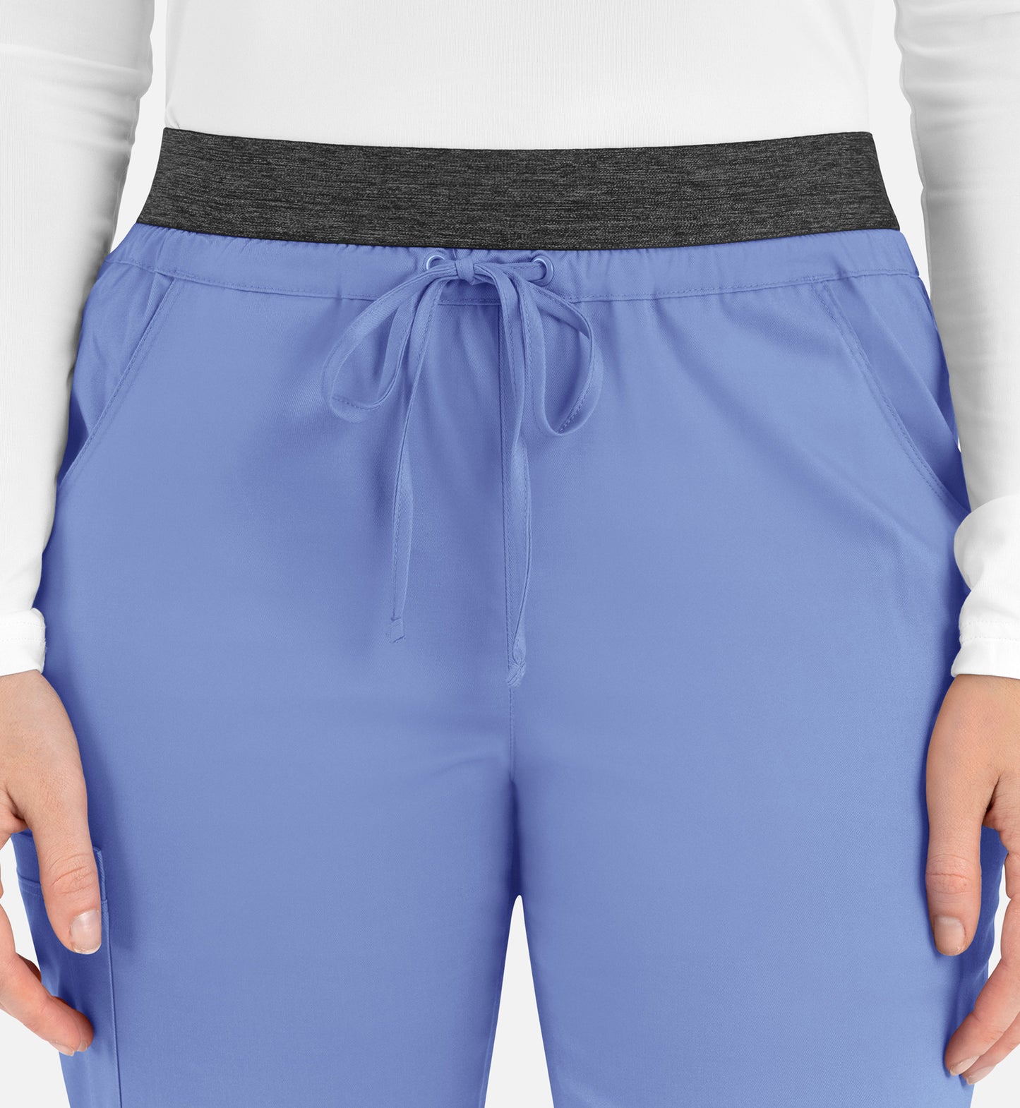 Women-Maevn Matric Contrast E-band Cargo Pant 6701